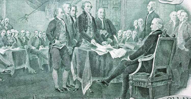 Lightworkers and Liberty, two dollar bill, signers declaration of independence